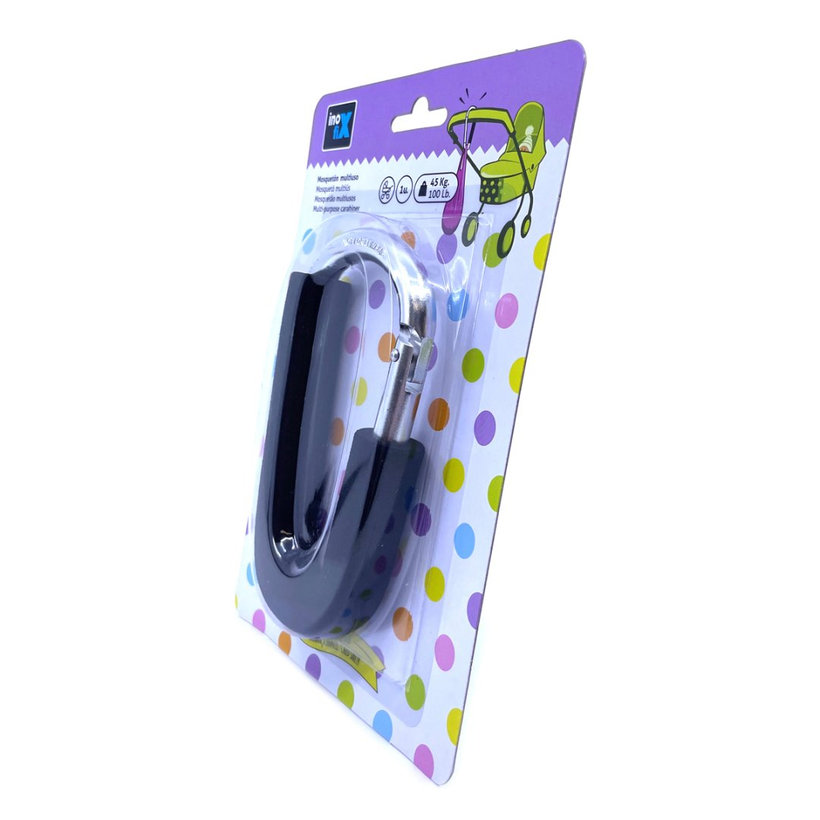 Viacúčelová karabína na detský kočík