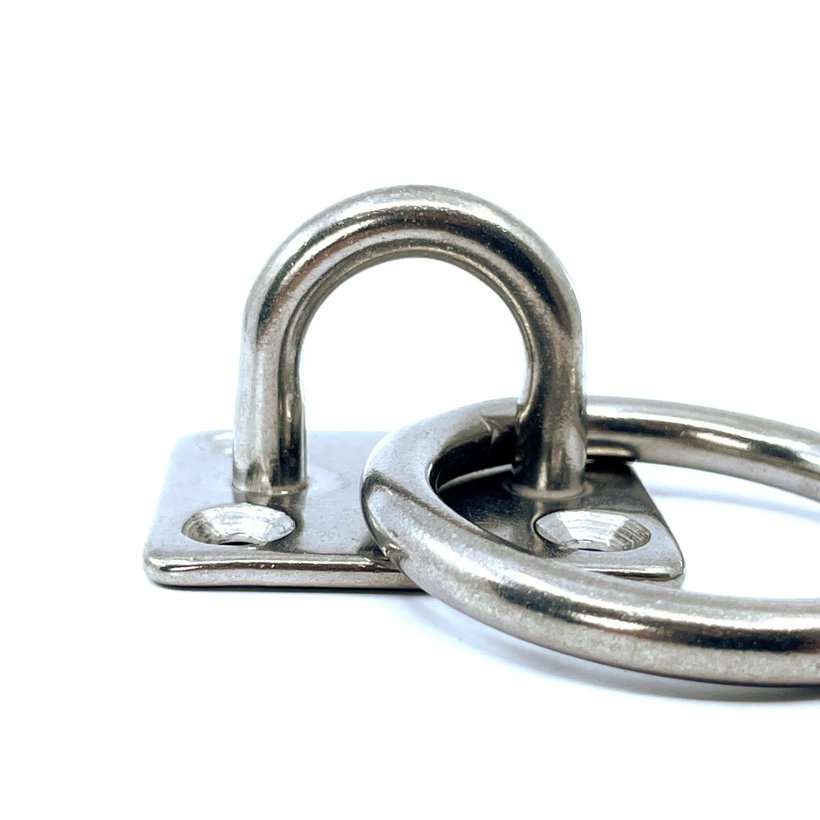 Nerezová doska s okom a krúžkom 30x35mm