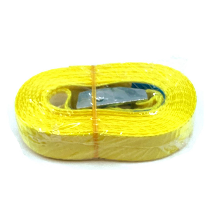 Jednodielny rýchloupínací pás so sponou a voľným koncom žltý 4M