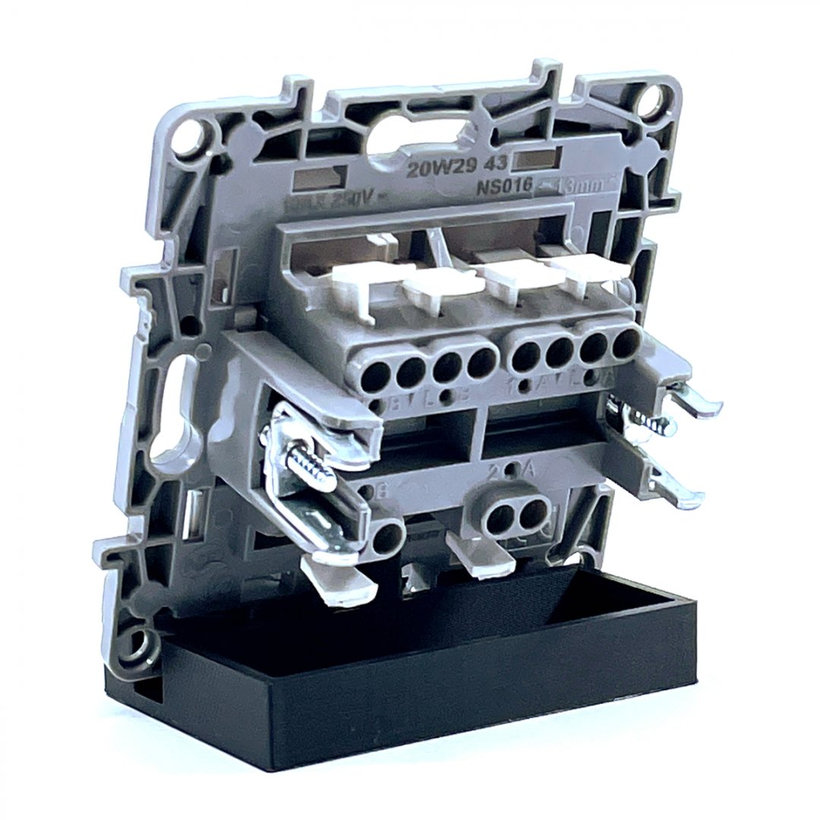 Niloé vypínač č.6+6 biely