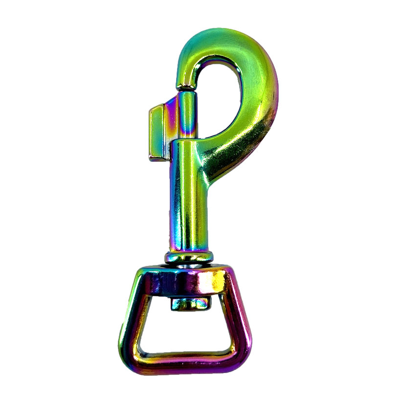 Karabína otočná dúhová 81x20mm