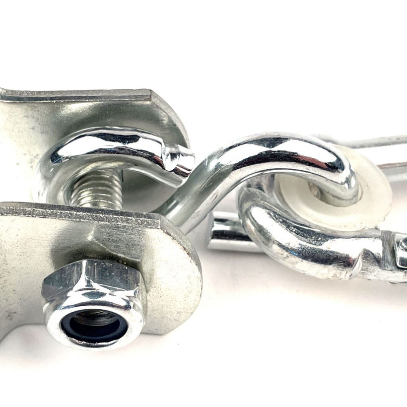 Objímka hojdačková s karabínou zn 50mm