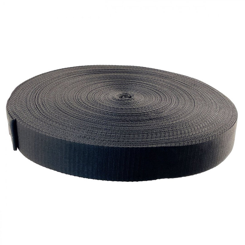 Popruh univerzálny PP čierny 30mm