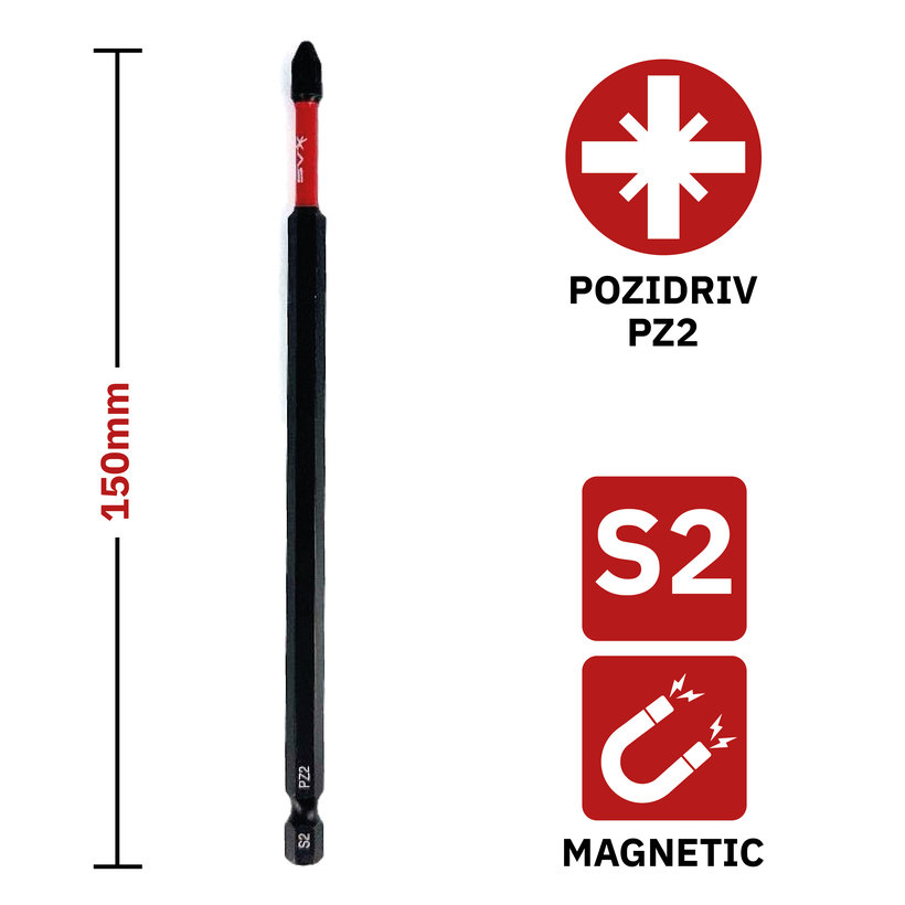 Bit magnetický PZ2x150 mm