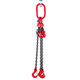 Reťazový záves oko-3 hák tr 80 so skracovačom (2,5 m, 6700/4750 kg, 10 mm)