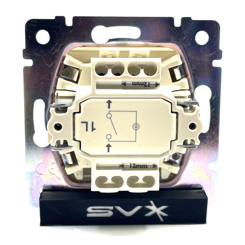 Valena vypínač č.1 podsvietený béžový