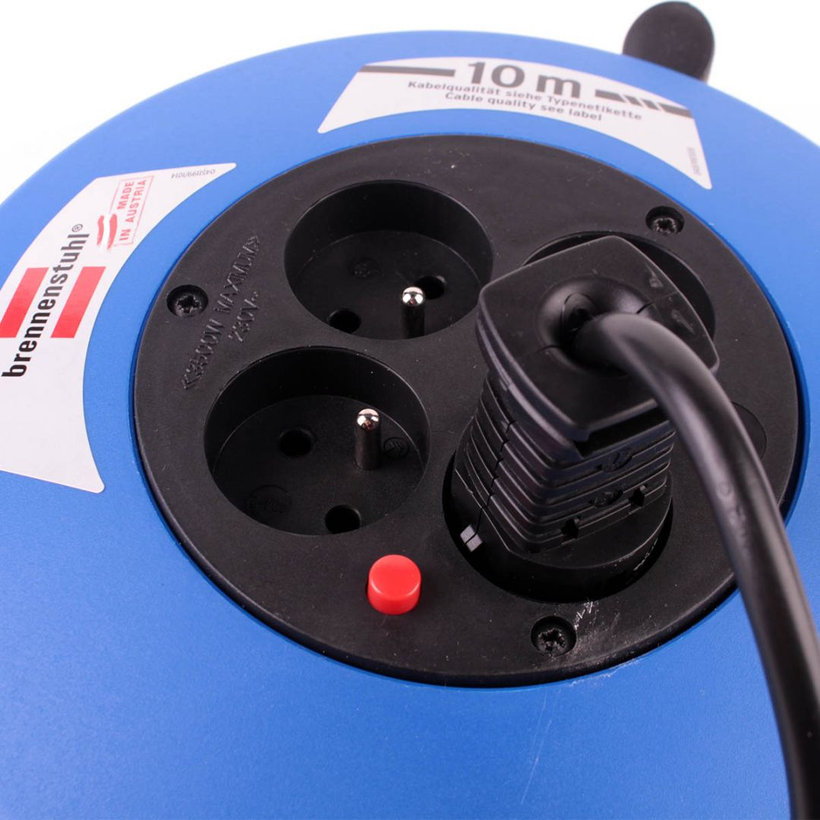 Káblový box Vario-Line modrá/čierna 10m