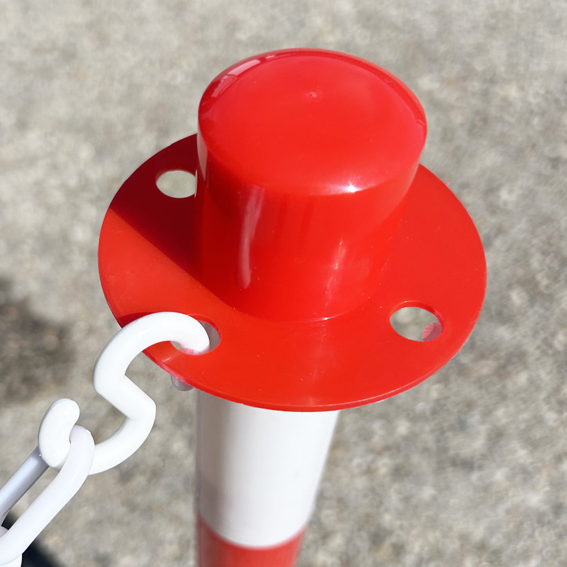 Háčik pre plastové reťaze biely 6mm