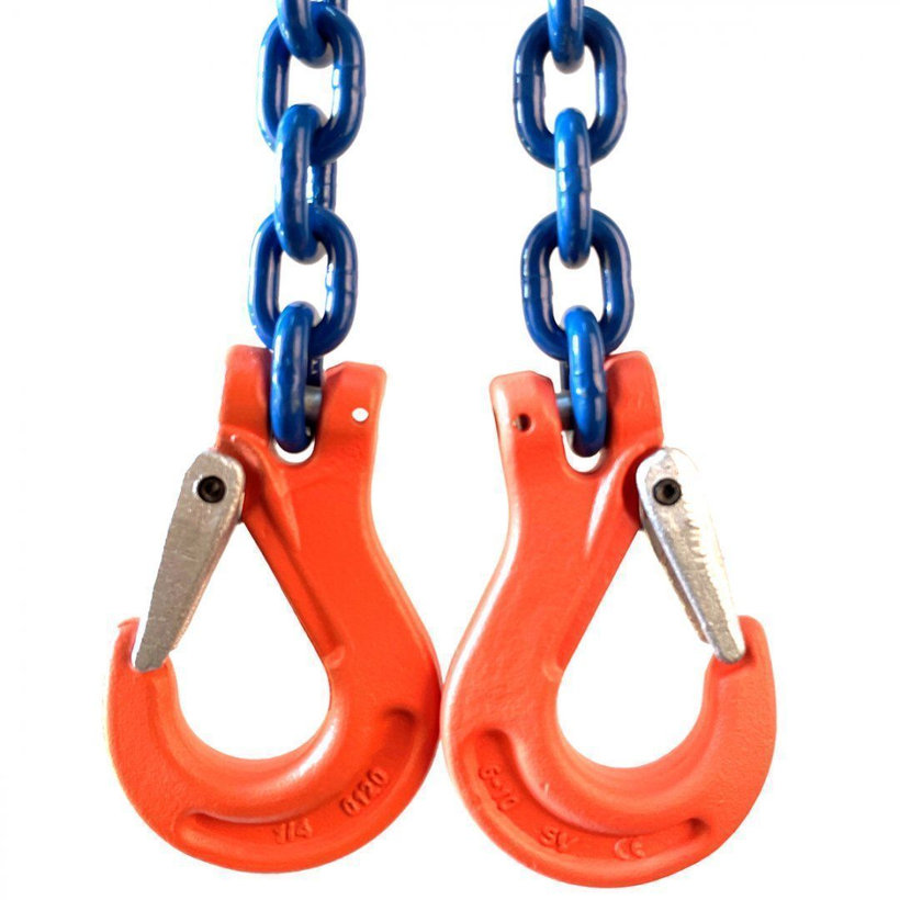 Reťazový záves oko-2 hák tr 100 so skracovačom (8m, 9500/6700 kg, 13 mm)