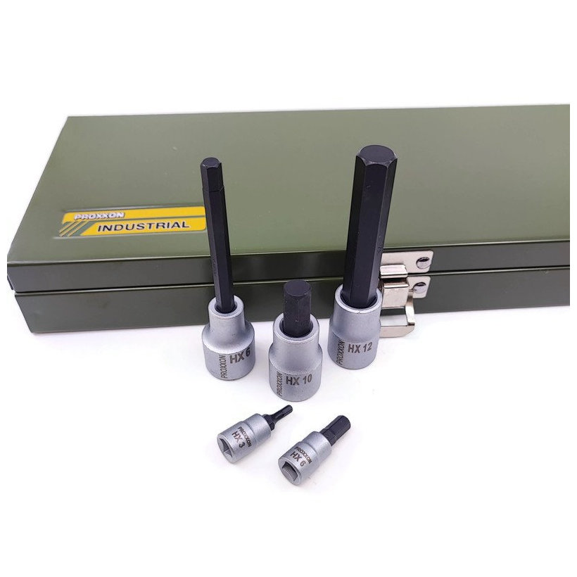 Sada zástrčných hlavíc so šesťhranom