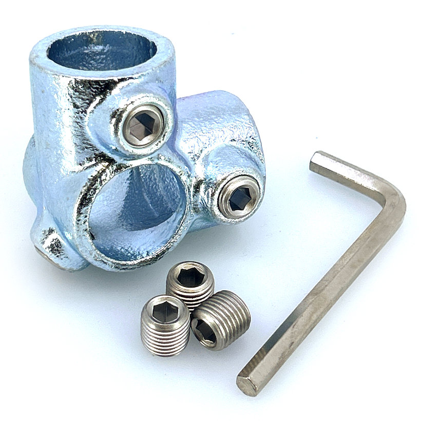Spojovací článok štyri vetvy 27 mm - pozinkovaný