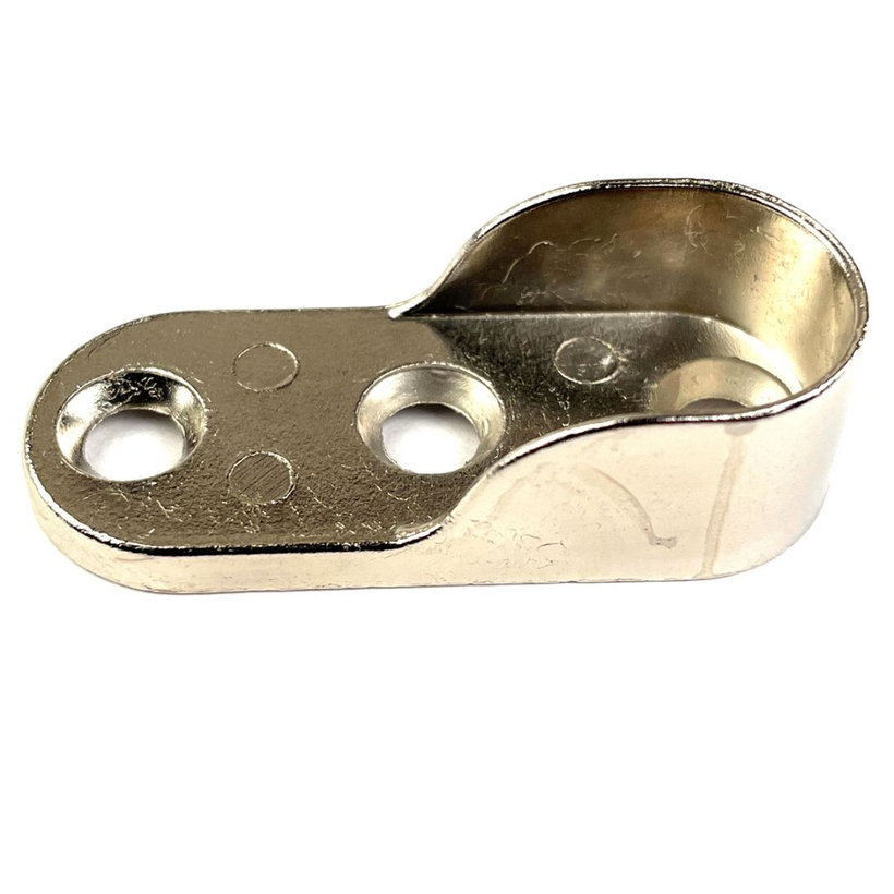 Držiak šatňovej tyče poniklovaný 15x32mm