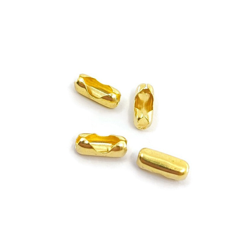 Svorka na guličkovú reťaz žltý zinok 2,1-2,4mm