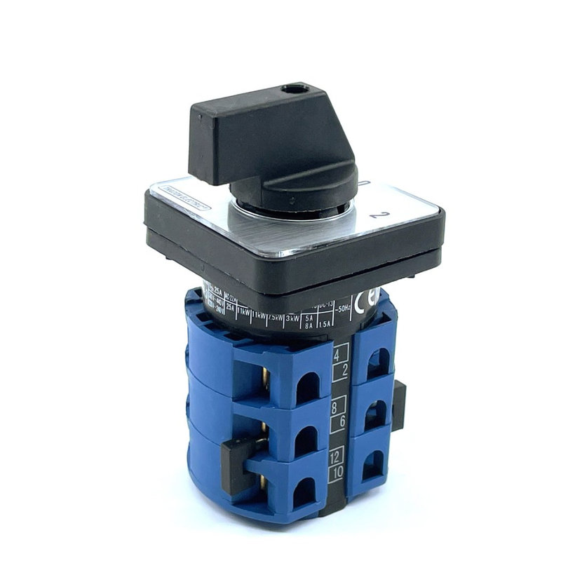 Reverzačný vačkový prepínač 25A