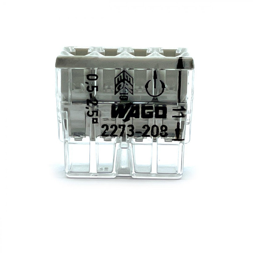 Spojovacia svorka bezskrutková - 8 vodičov