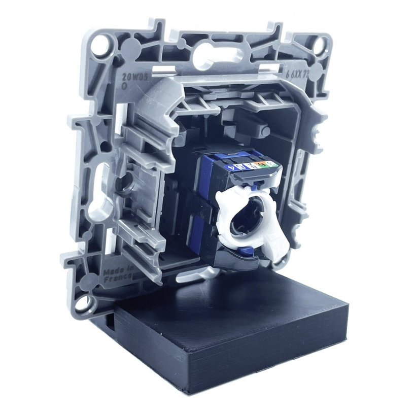 Niloé zásuvka dátová 1xRJ45 kategórie 6 UTP biela