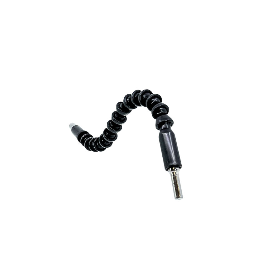 Dlhý flexibilný držiak na bity s rýchloupínaním - čierny