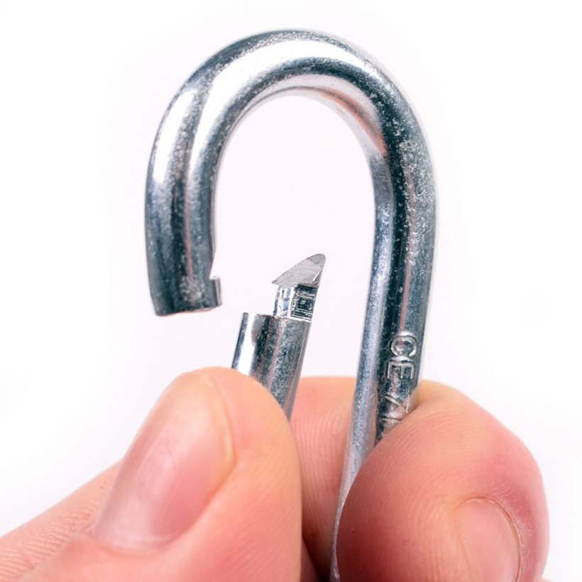 Karabína hasičská pozinkovaná DIN 5299C 4mm