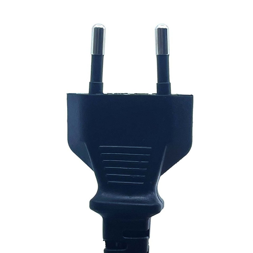 Flexo šnúra 3m 2x0,75 čierna plochá - vypínač