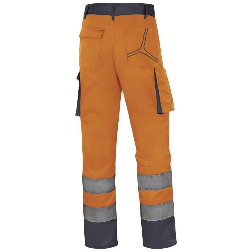 Reflexné pracovné nohavice MACH2 HV oranžové XXL