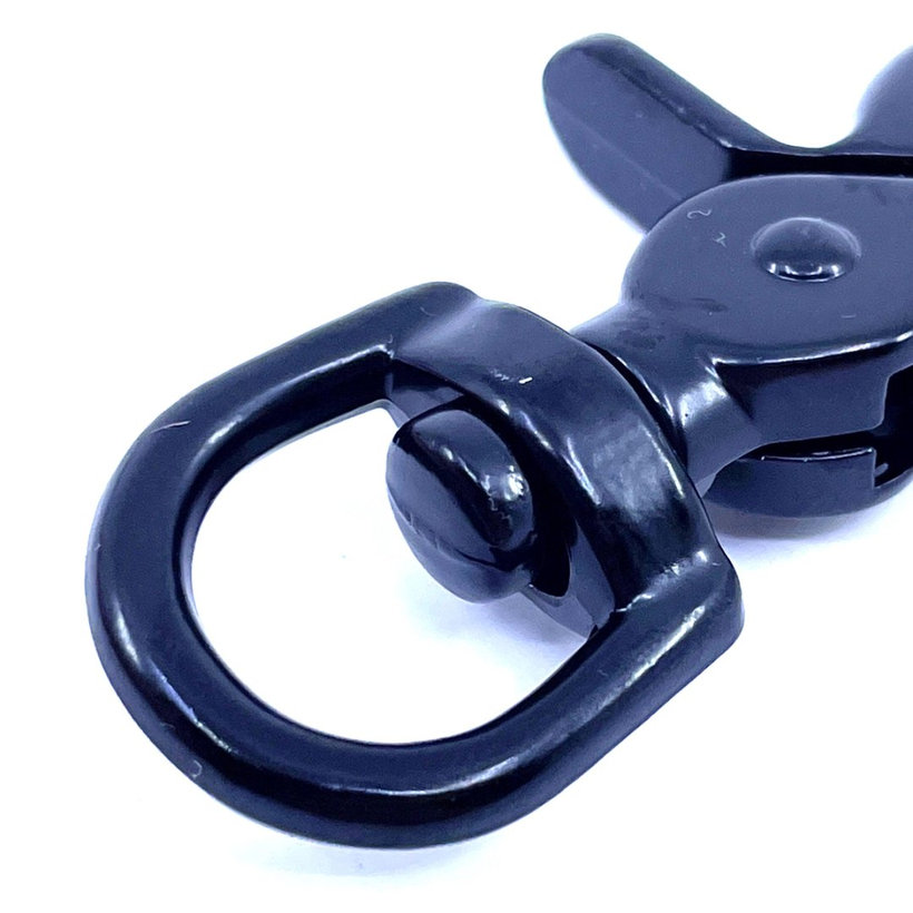 Karabína vypúšťacia čierna 16x61mm