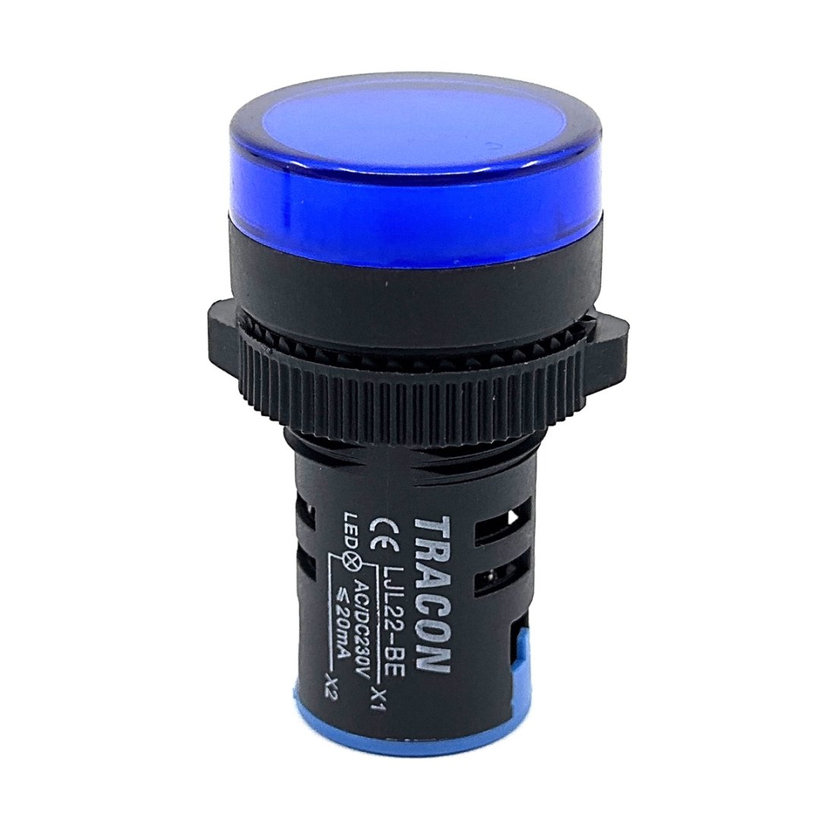 Kontrolka LED modrá