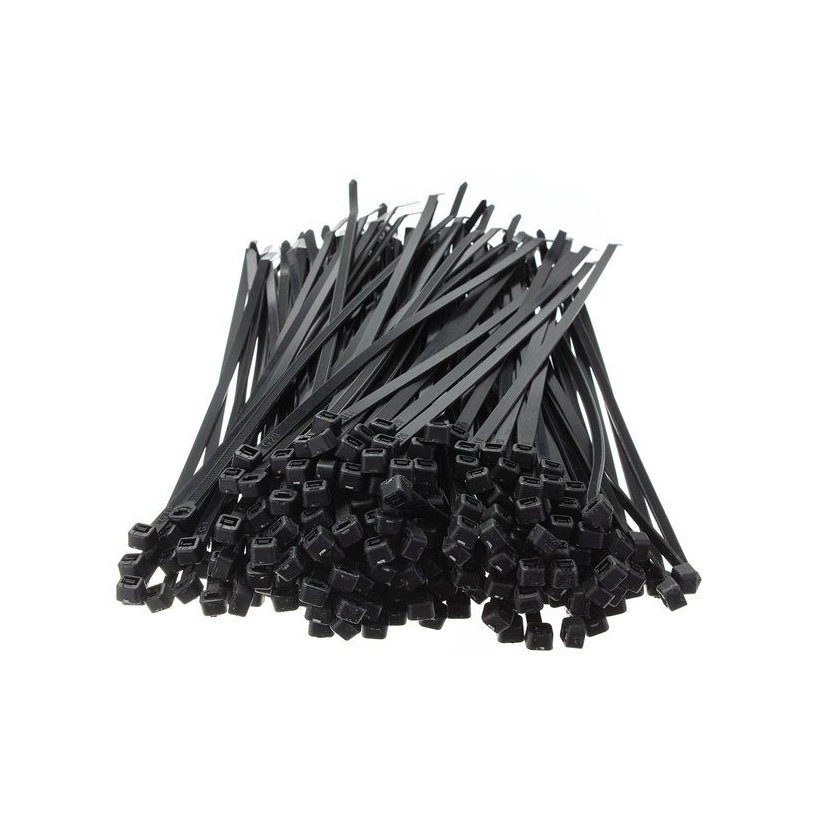 Sťahovacia páska čierna 50ks 4,8x450mm