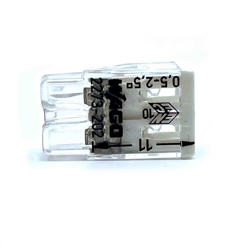 Spojovacia svorka bezskrutková - 2 vodiče