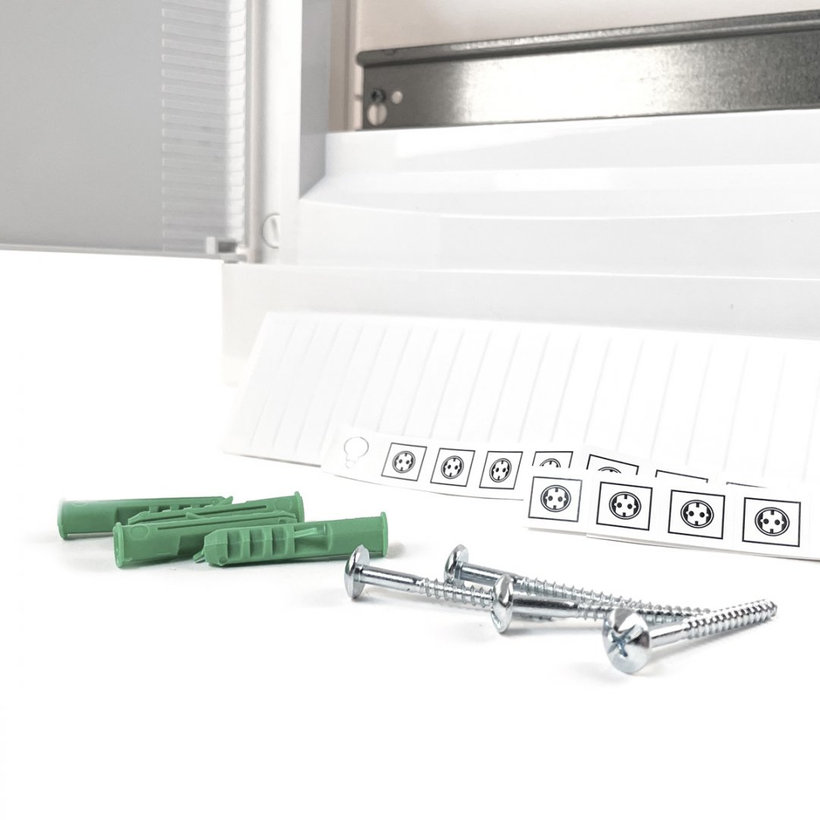 Rozvodnica nadomietková biela N36 - C/N 287x482x112mm