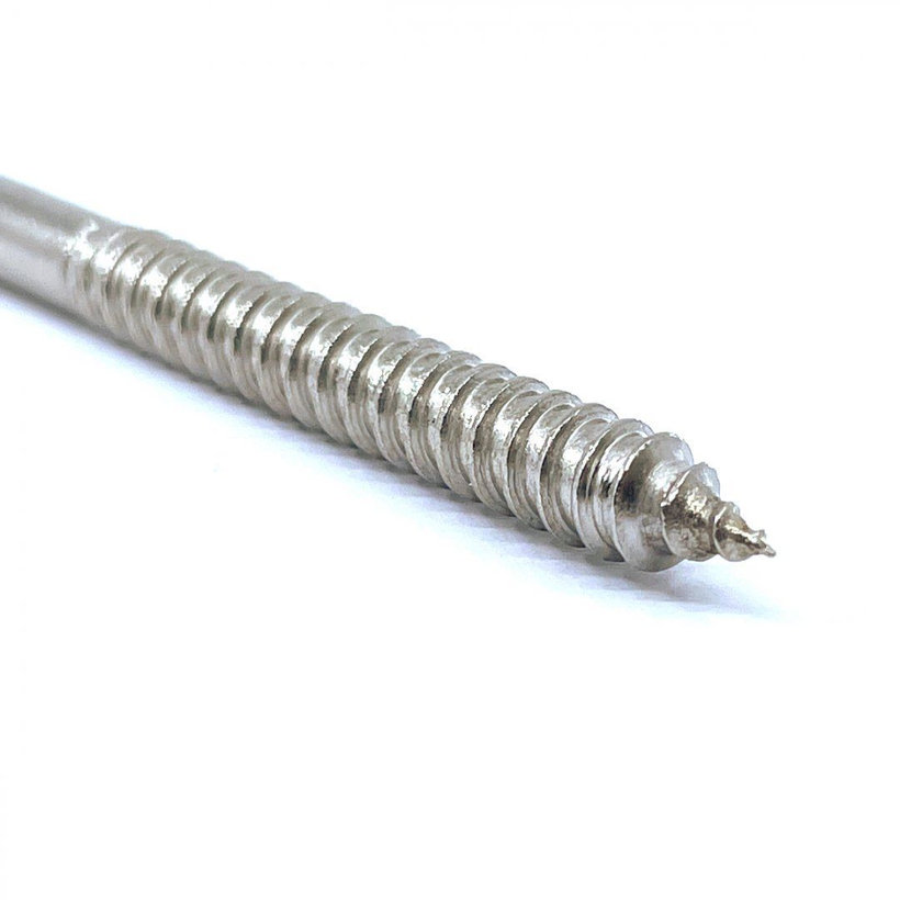 Nerezová skoba s vrutom 60 mm