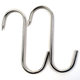 Nerezový hák mäsiarsky 80 mm