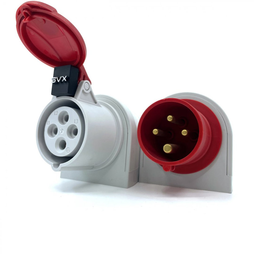 Zásuvka nástenná 16A/4 IZN 1643