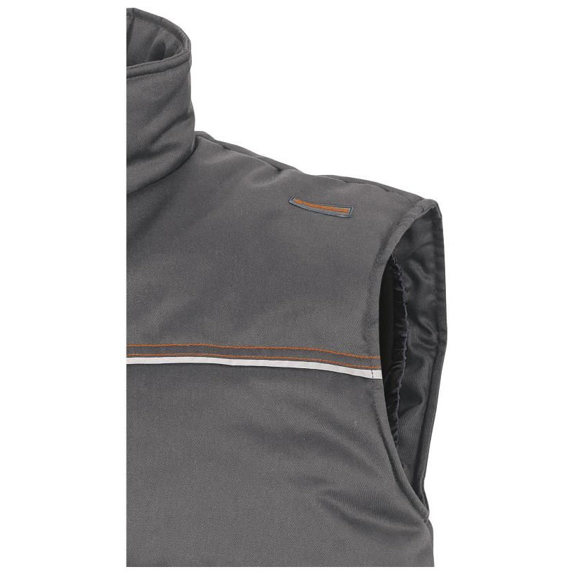 Pracovná vesta STOCKTON2 sivá S