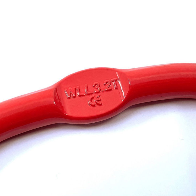 Závesná hlava so sploštením tr 80 červená 9,4T