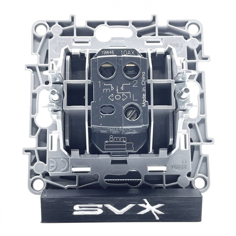 Niloé žalúziový vypínač biely