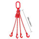 Reťazový záves oko-4 hák tr 80 so skracovačom (5m, 6700/4750 kg, 10mm)
