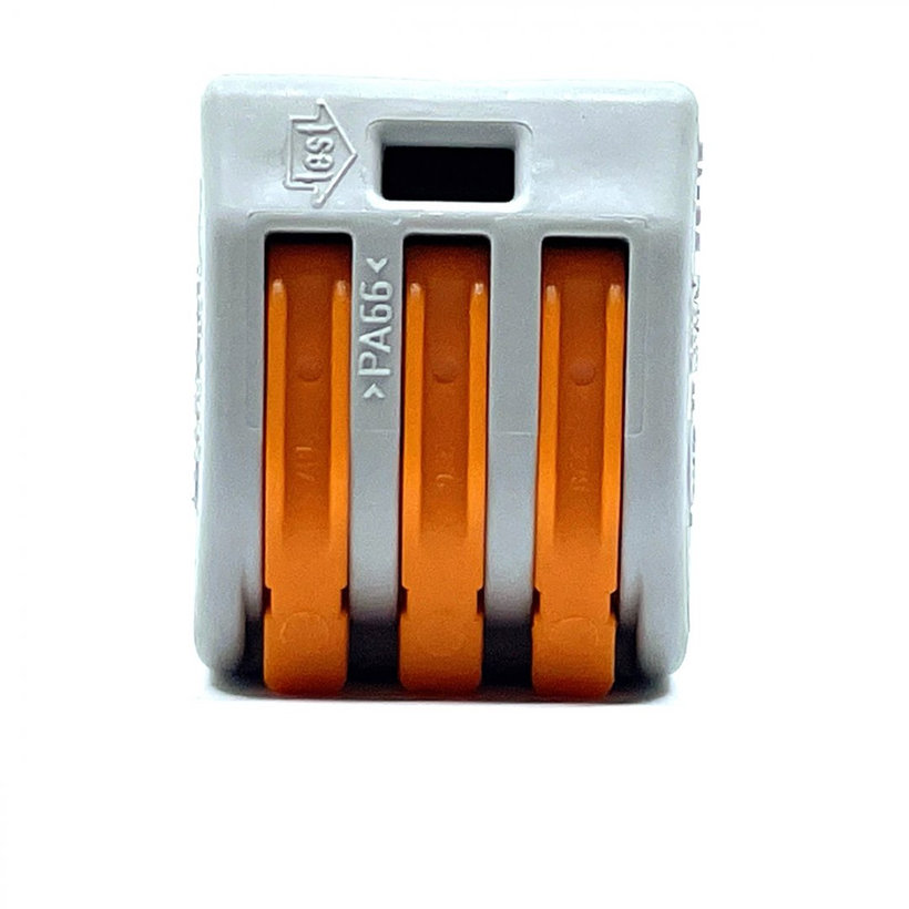 Spojovacia svorka zaklapávacia - 3 vodiče