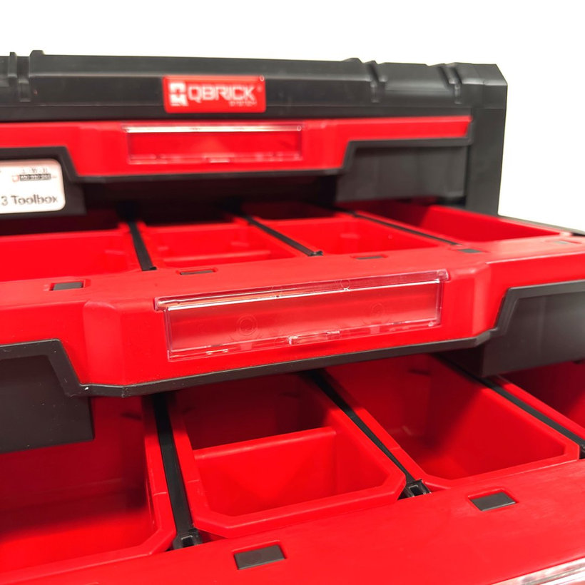 Box QBRICK® System PRO Toolbox 3-zásuvkový organizér 245x445x320mm