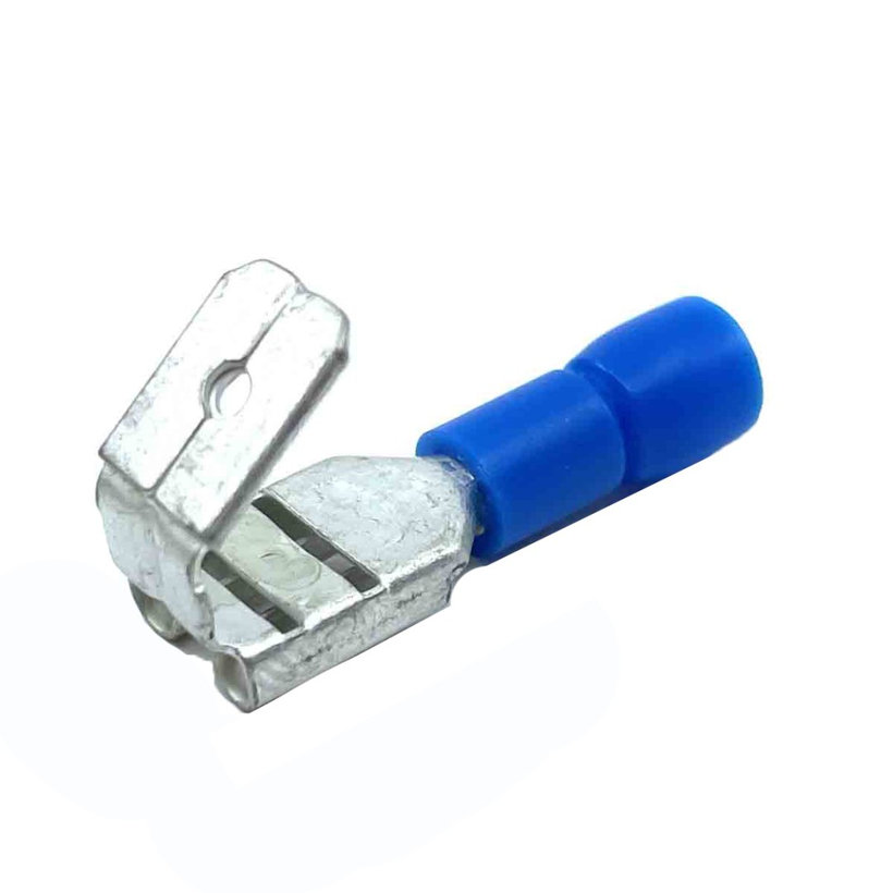 Izolované Cu lisovacie rozbočovače ploché modré 2,5mm²