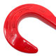 Zlievarenský hák s okom tr 80 červený 6mm