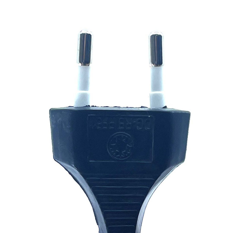 Flexo šnúra 2m 2x0,75 čierna plochá - vypínač