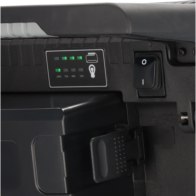 LED hybridný stavebný reflektor - 12500 lm, IP55