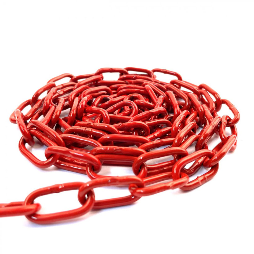 Klasická reťaz farebná na cievke/červená 2,2mm