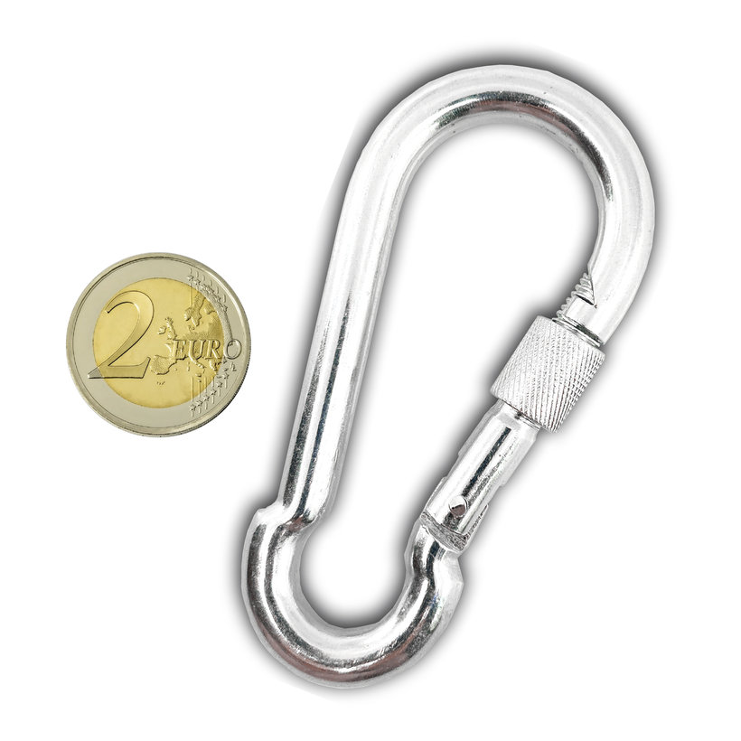 Karabína so zabezpečovacou maticou Zn 9mm