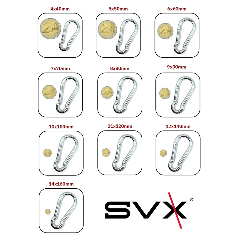 Karabína hasičská zn DIN 5299C 4mm