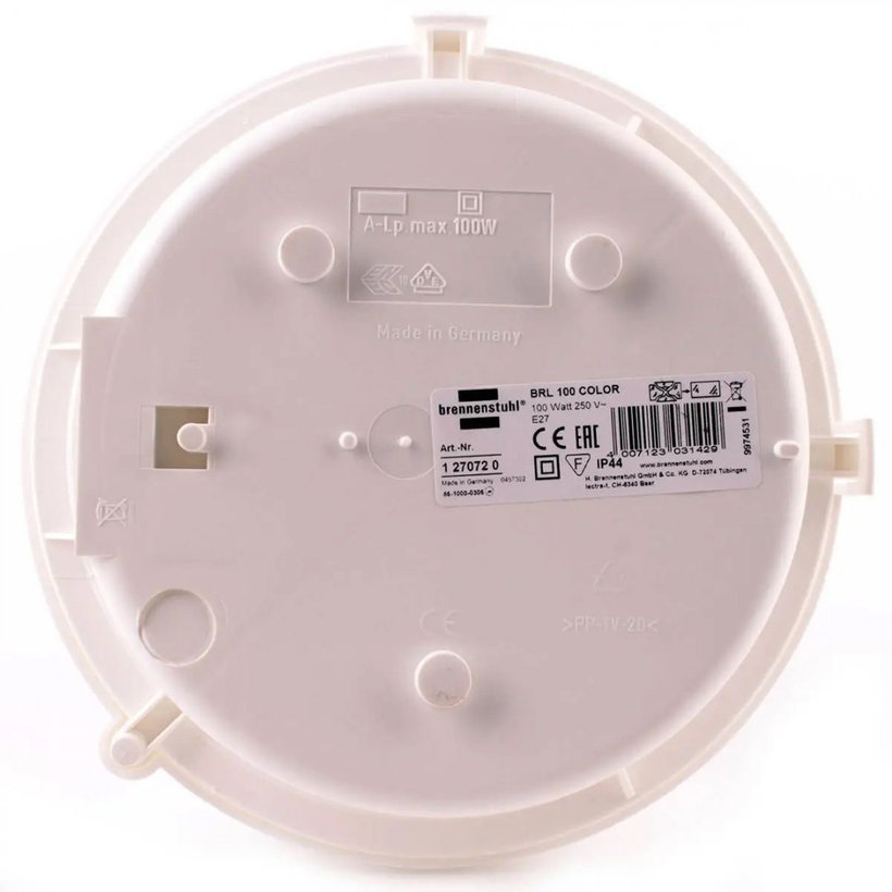 Kruhové svietidlo biele