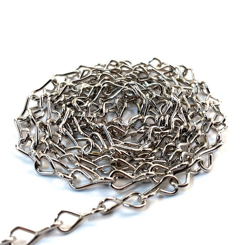 Reťaz jednoduchá poniklovaná 1,3mm