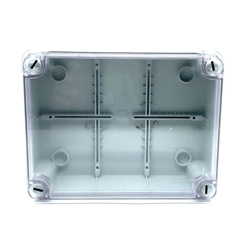 Montážna krabica IP67 s priehľadným vekom 190x145x80mm