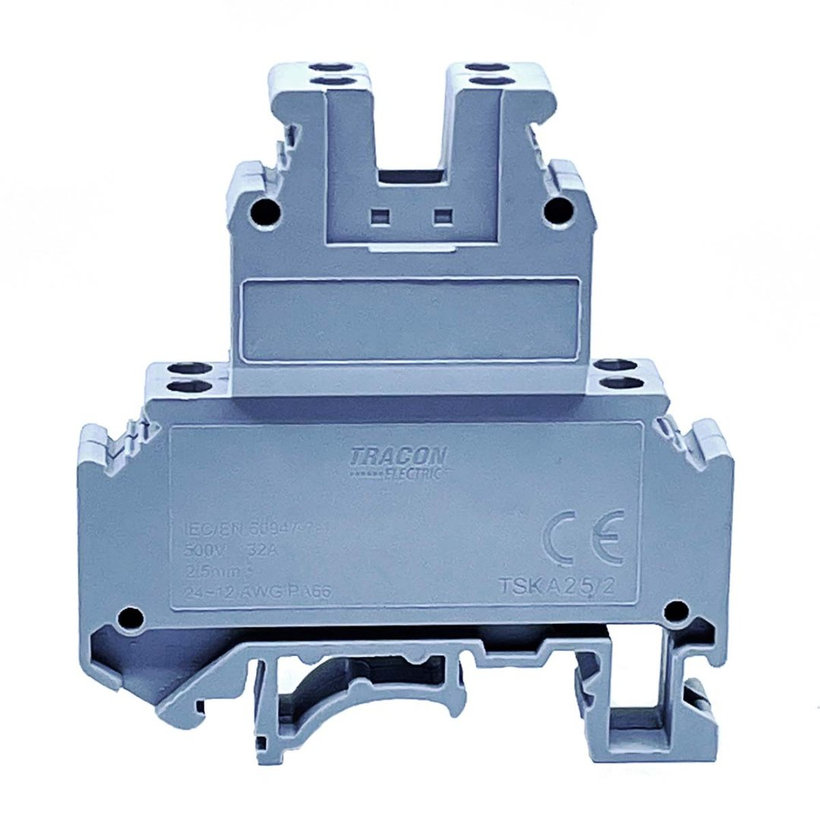 Dvojnásobná radová svorka pre fázový (L) vodič 2,5mm²