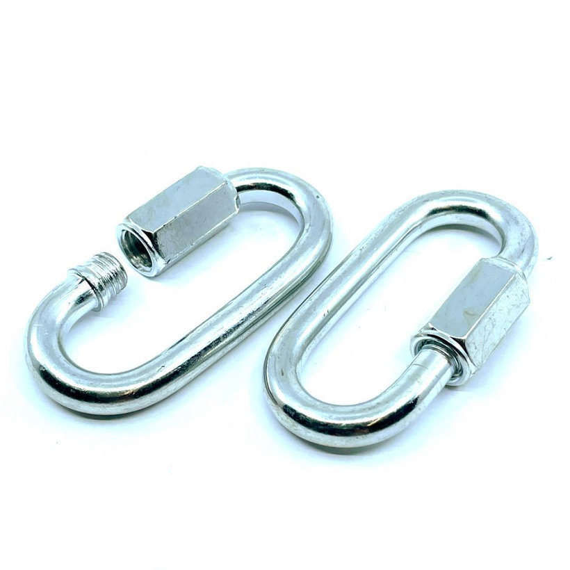 Karabína s maticou pozinkovaná 6 mm